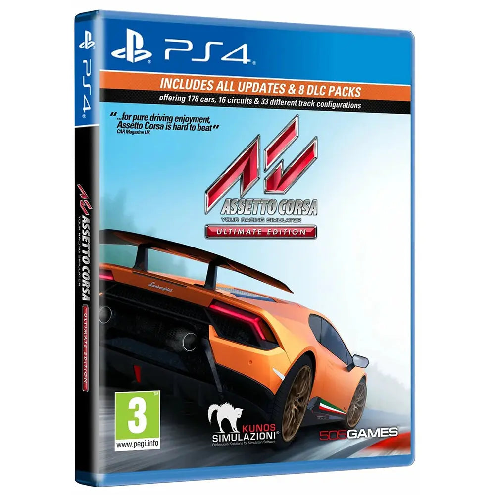 Assetto Corsa Ultimate Edition PS4 PlayStation Mediaeuro