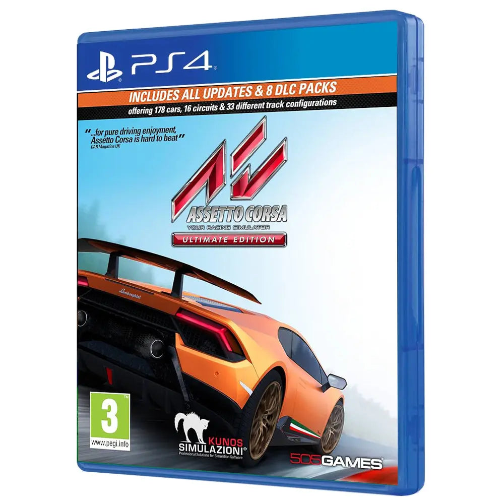 Assetto Corsa Ultimate Edition PS4 PlayStation Mediaeuro