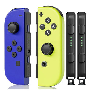Controller Joy Coppia Nintendo Switch Wireless Blu Scuro / Giallo Fluo Mediaeuro