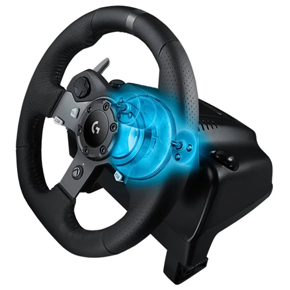 Volante da Corsa e Pedali Logitech G G920 Driving Force Racing Wheel, Pedali Regolabili, Ritorno di Forza Reale, Volante in Pelle, Spina EU, Xbox Series / X /S / PC  Thrustmaster