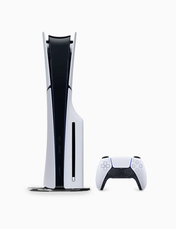 Console Sony PS5 Playstation 5 slim white with controller